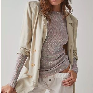 Free people gold rush top